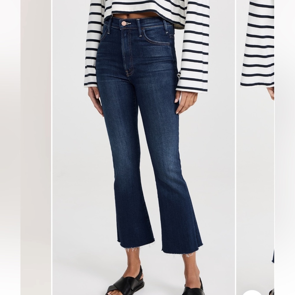 MOTHER The Hustler Ankle Fray Jeans